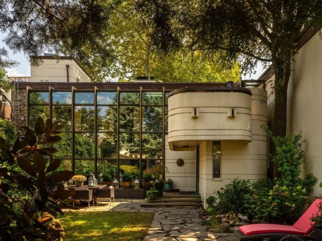 The former blacksmith’s shop now serves a residential home