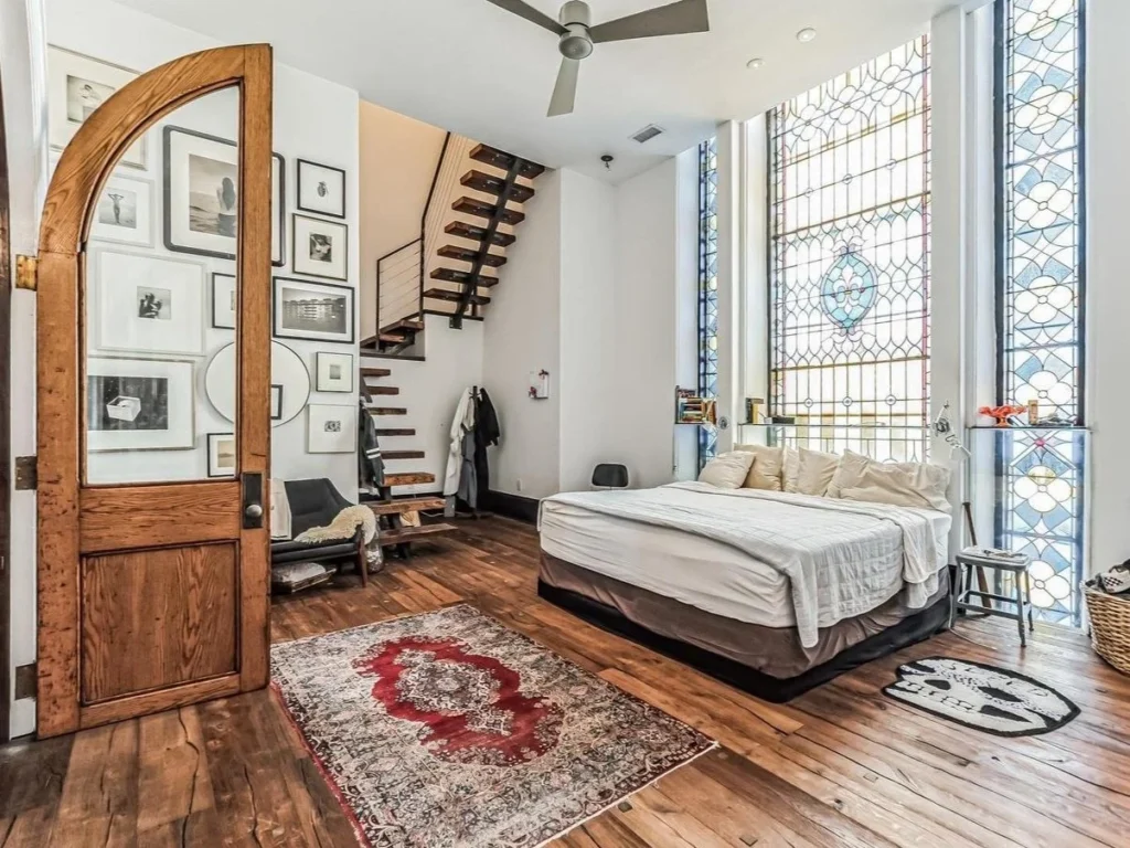 inside of Historic Church-Turned-Multifamily Property in Fishtown neighborhood