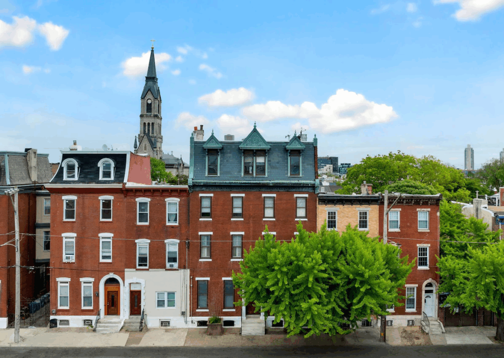Industrial-era rowhouses, Northern Liberties, Philadelphia