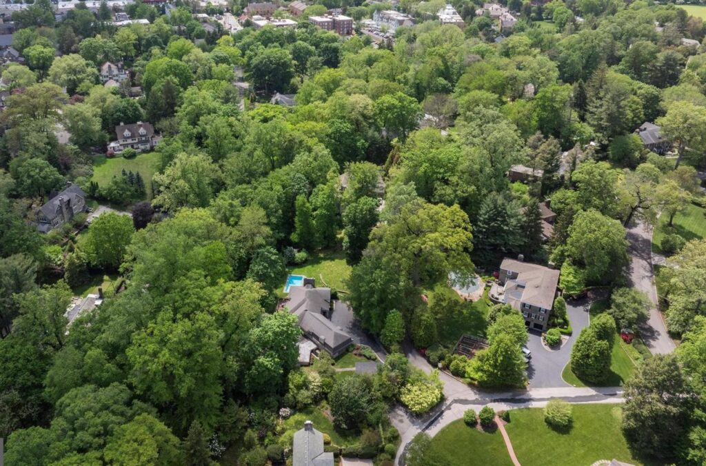 Haverford neighborhood drone footage