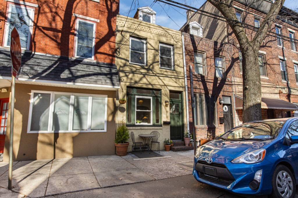 Charming 3-bedroom, 1-bath Trinity home In Queen Village with bright living spaces, updated kitchen, and private patio